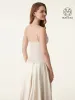 2Pcs Boatneck Ruched Brami Tank & European Linen Smocked Waist Skirt with Pockets sold by ogl move