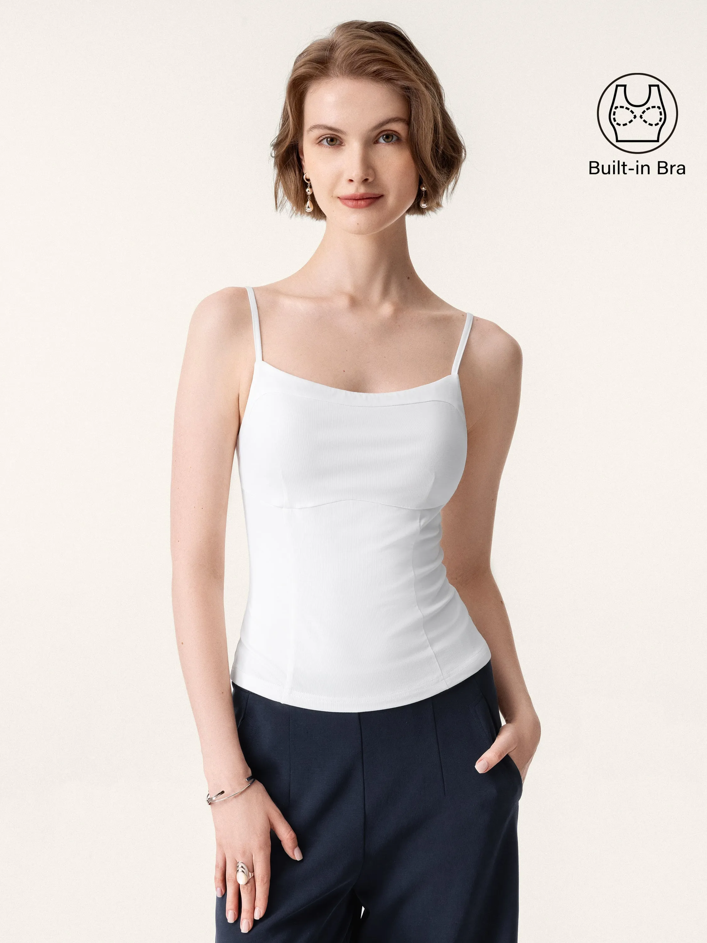 Ultrasoft Square Neck Speghetti Brami sold by ogl move product image thumbnail 4