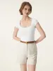 Stretch Cotton Square Neck Cap Sleeve Brami sold by ogl move
