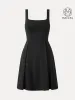 Square Neck Fit-and-flare Mini Brami Dress sold by ogl move