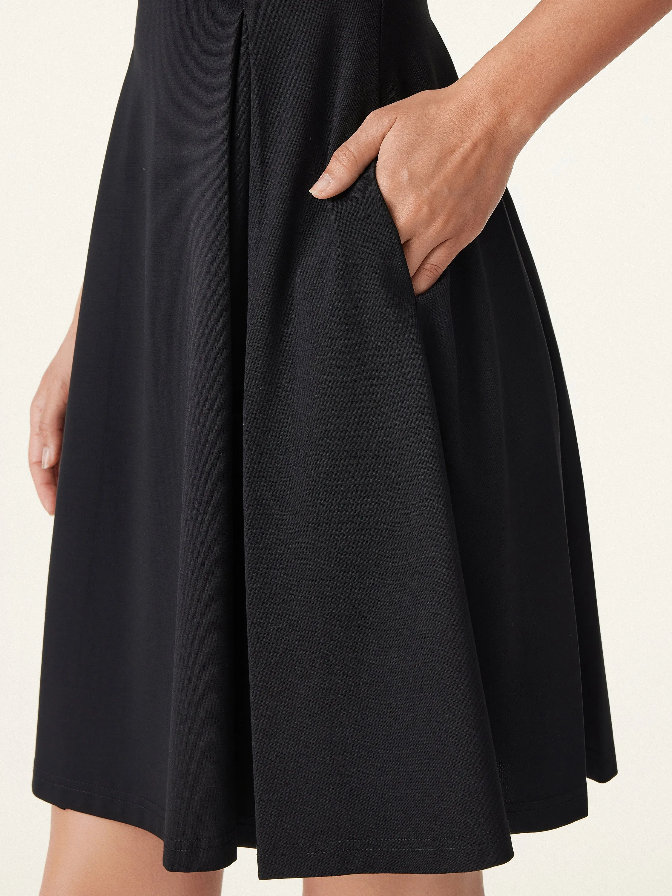 Square Neck Fit-and-flare Mini Brami Dress sold by ogl move product image thumbnail 5