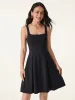 Square Neck Fit-and-flare Mini Brami Dress sold by ogl move