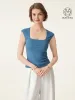 Stretch Cotton Square Neck Ribbed Brami sold by ogl move