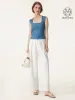 Stretch Cotton Square Neck Ribbed Brami sold by ogl move