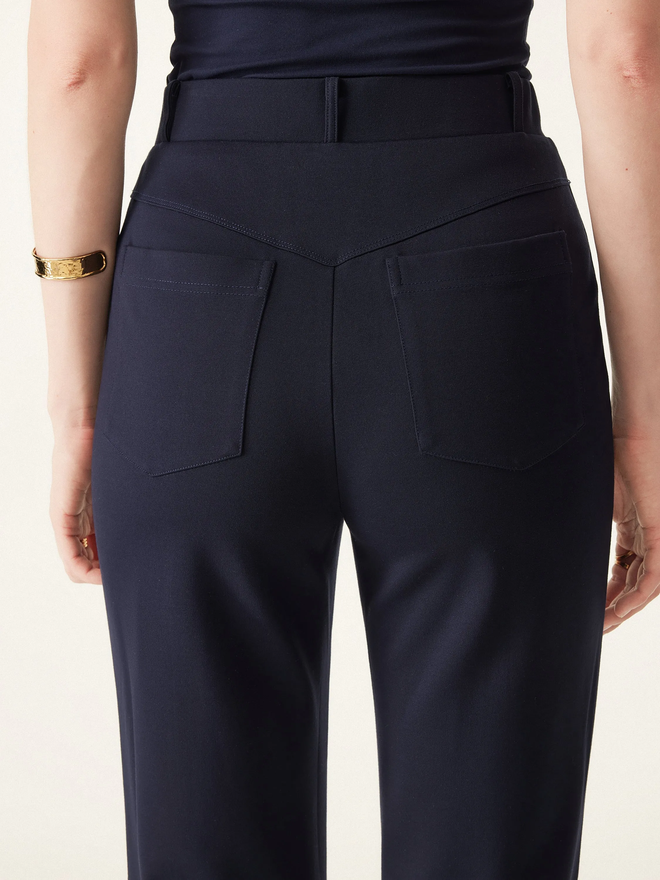 Mid Rise Cropped Pull-on Pant sold by ogl move product image thumbnail 4