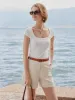 Mid Rise Fly-front Easy Shorts with Pockets sold by ogl move
