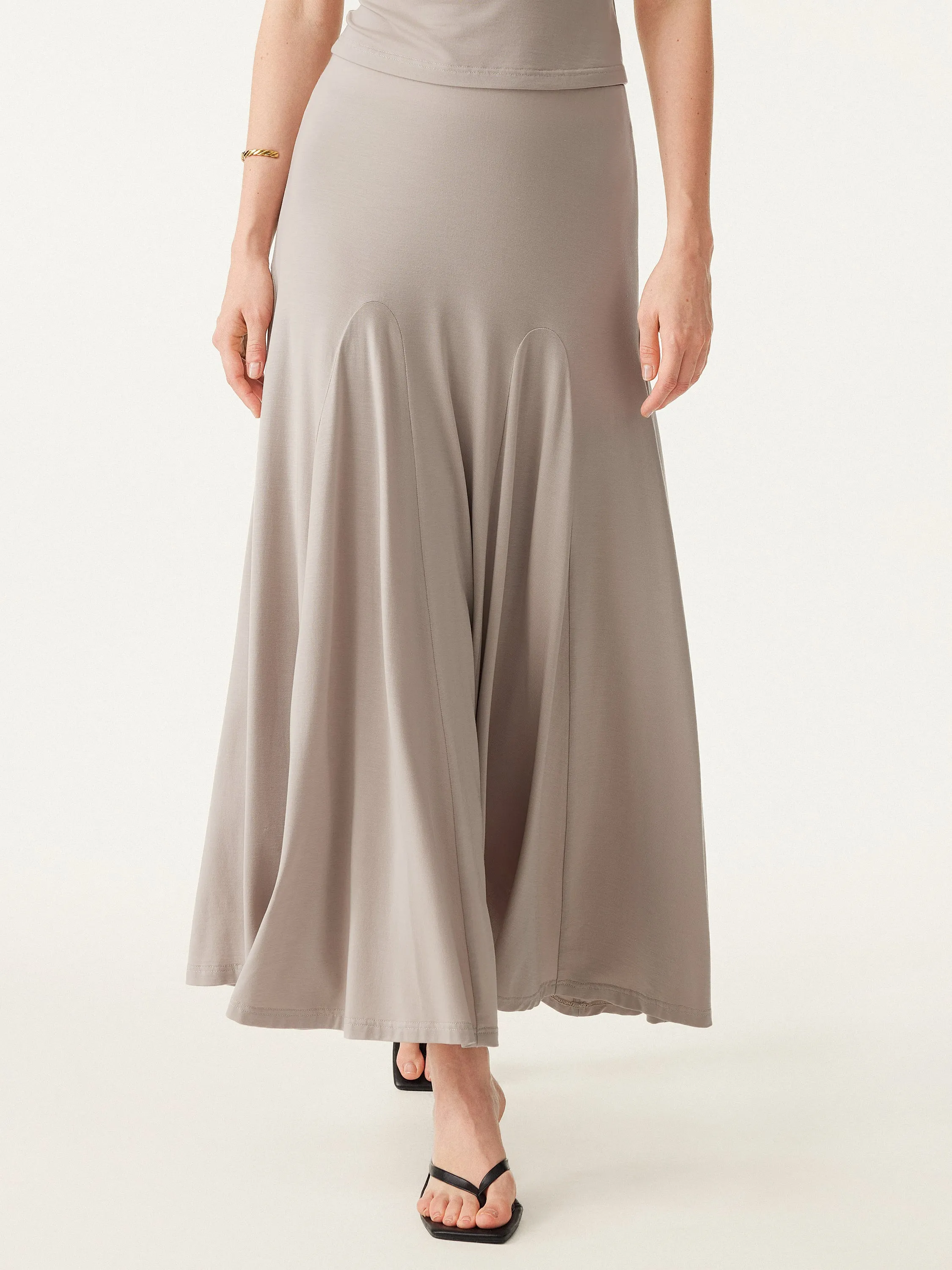 Ultrasoft Flowy Midi Pull-on Skirt sold by ogl move product image thumbnail 5