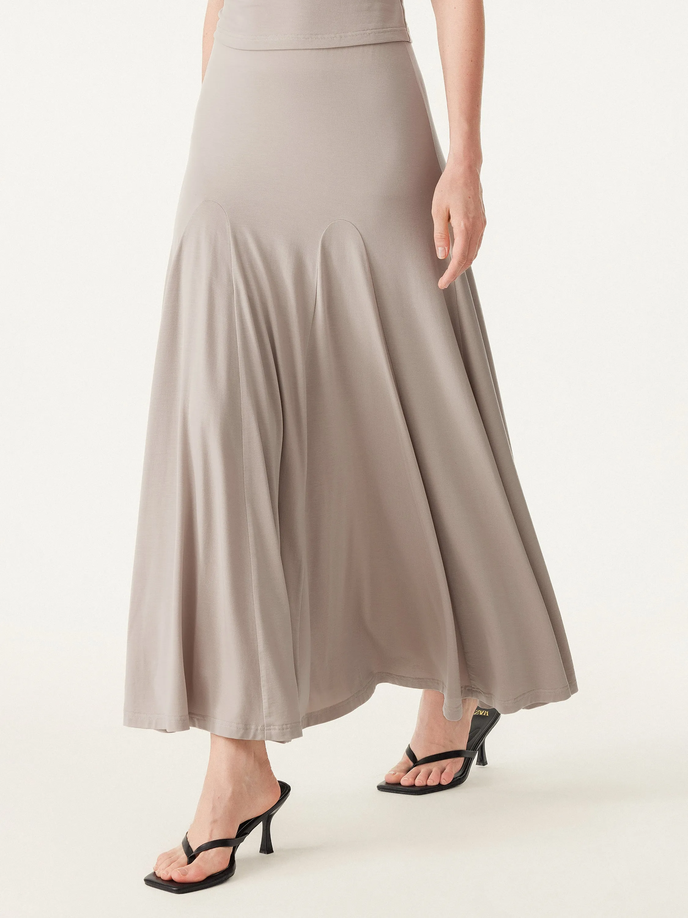 Ultrasoft Flowy Midi Pull-on Skirt sold by ogl move product image thumbnail 3