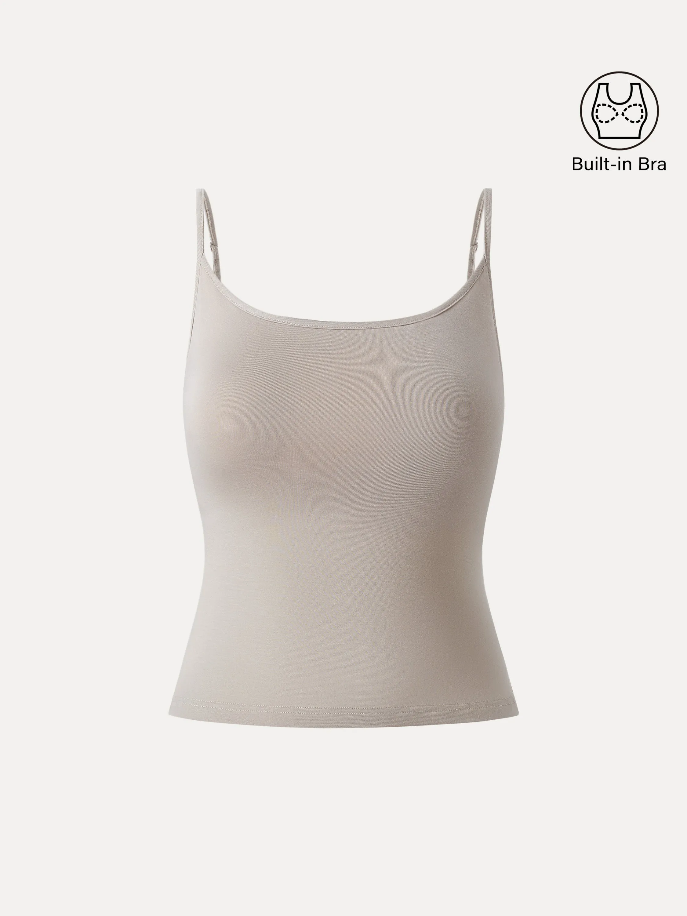 U-neck Adjustable Straps Spaghetti Brami Top sold by ogl move product image thumbnail 2