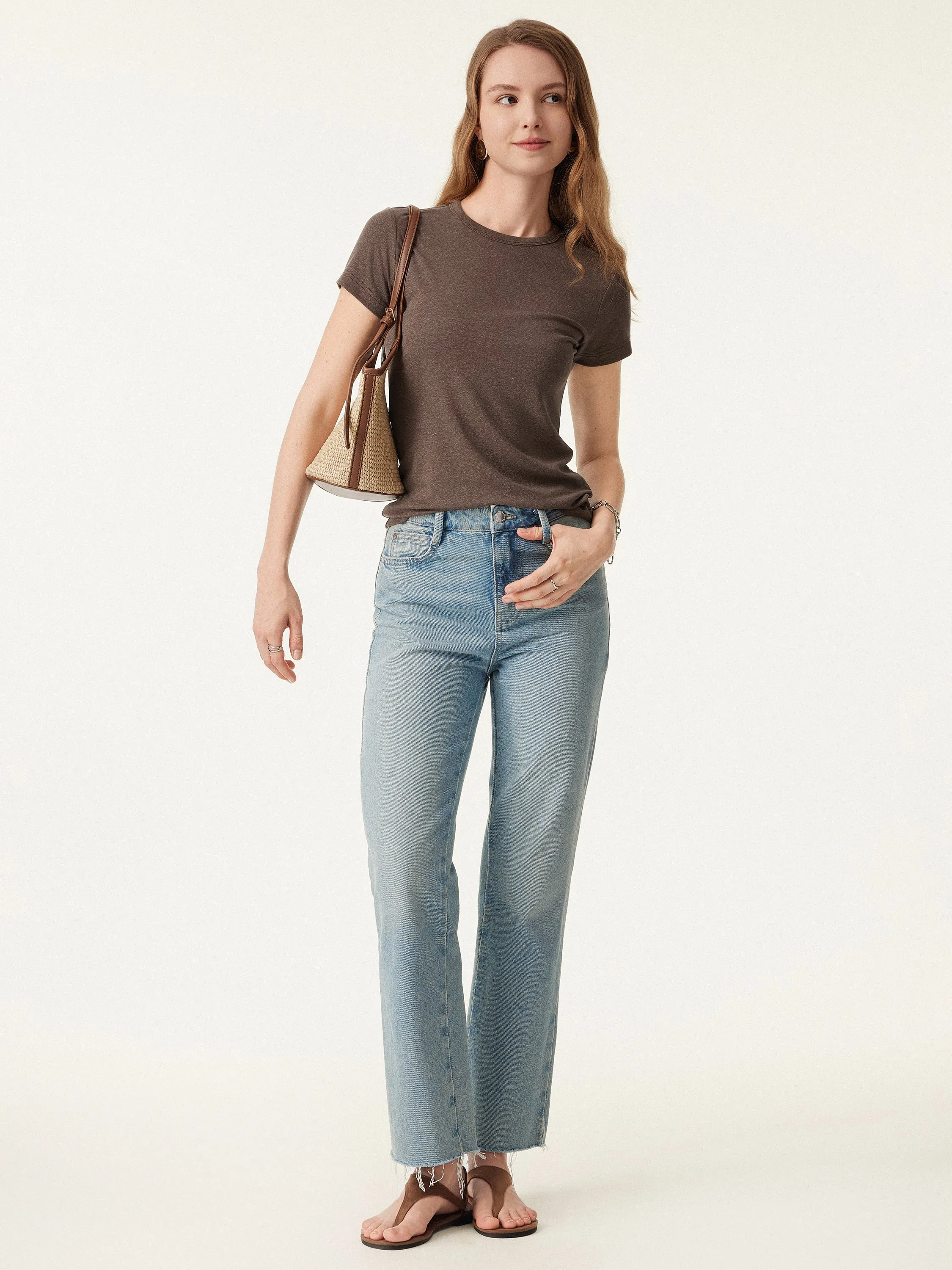 No-fail Tencel-linen Summer Tee sold by ogl move