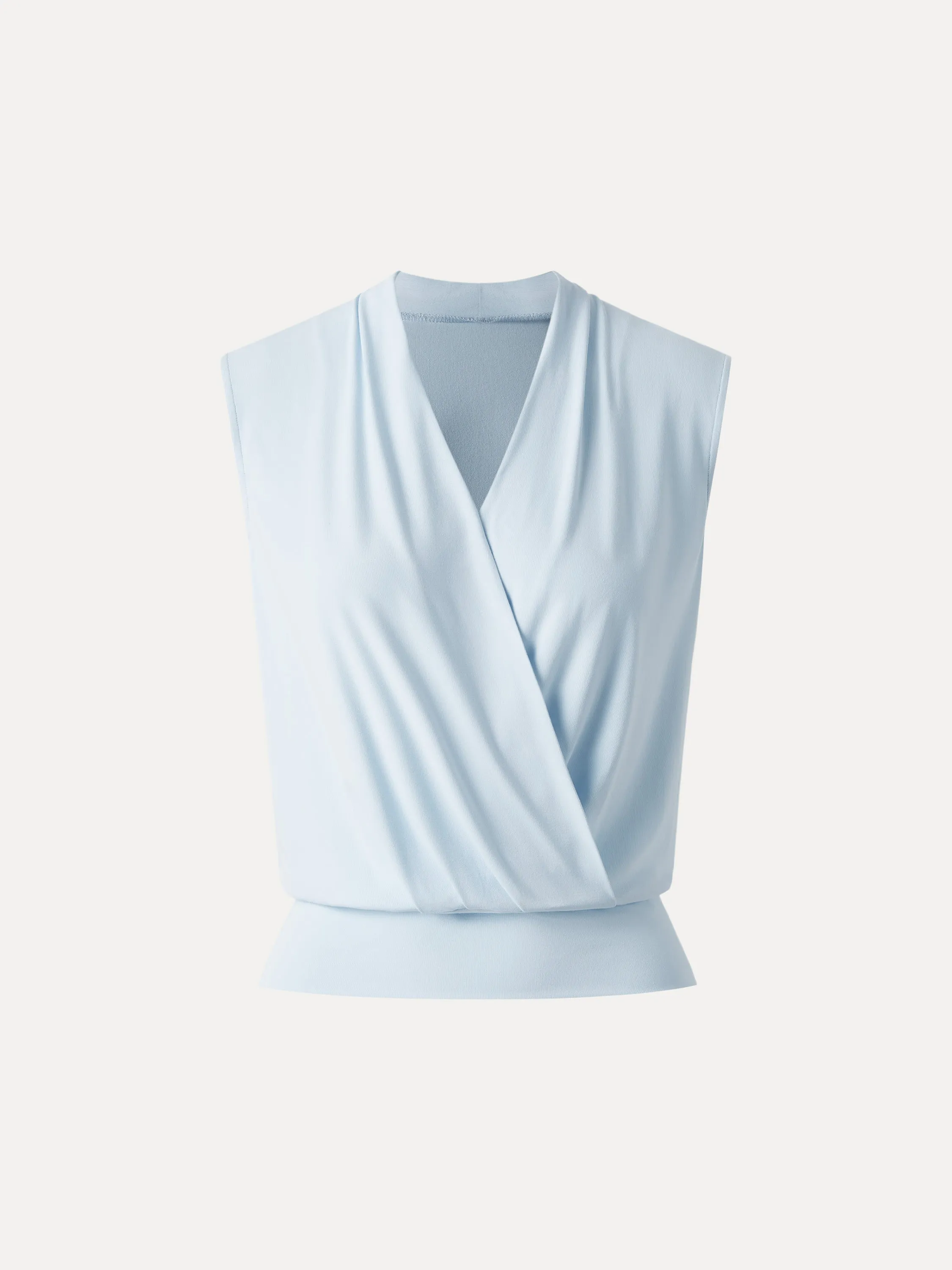 Surplice Sleeveless Airy Long Top sold by ogl move product image thumbnail 2