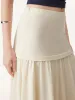 Wrinkle-free Cotton-linen Mid Rise Midi Skirt sold by ogl move