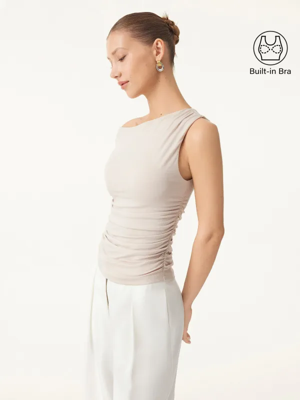 Cooling Asymmetrical Ruched Brami made by ogl move