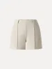 Sandwashed Mid Rise Pull-on Shorts with Pockets sold by ogl move