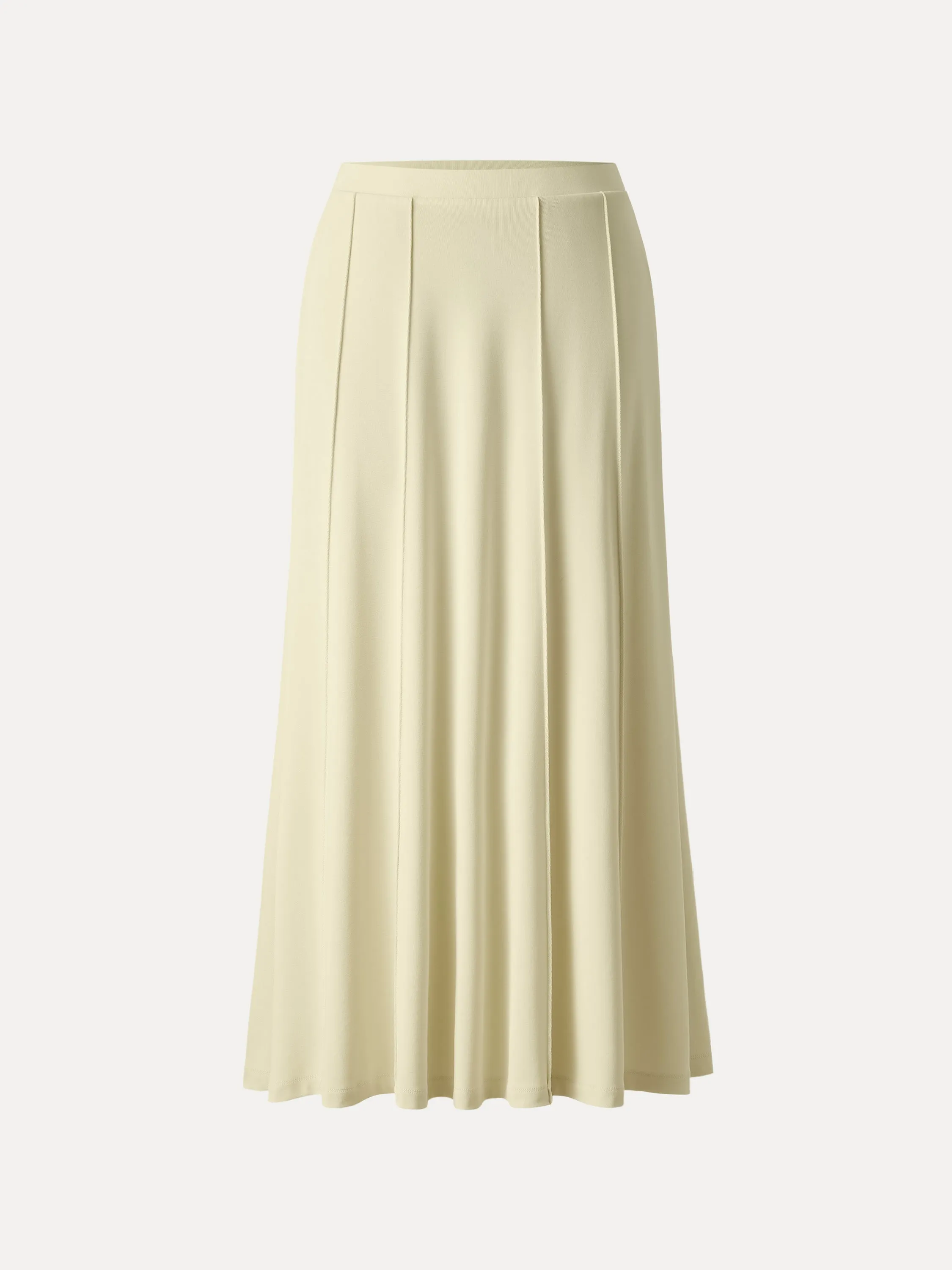 Mid Rise A-line Pintucks Pull-on Maxi Skirt sold by ogl move product image thumbnail 4