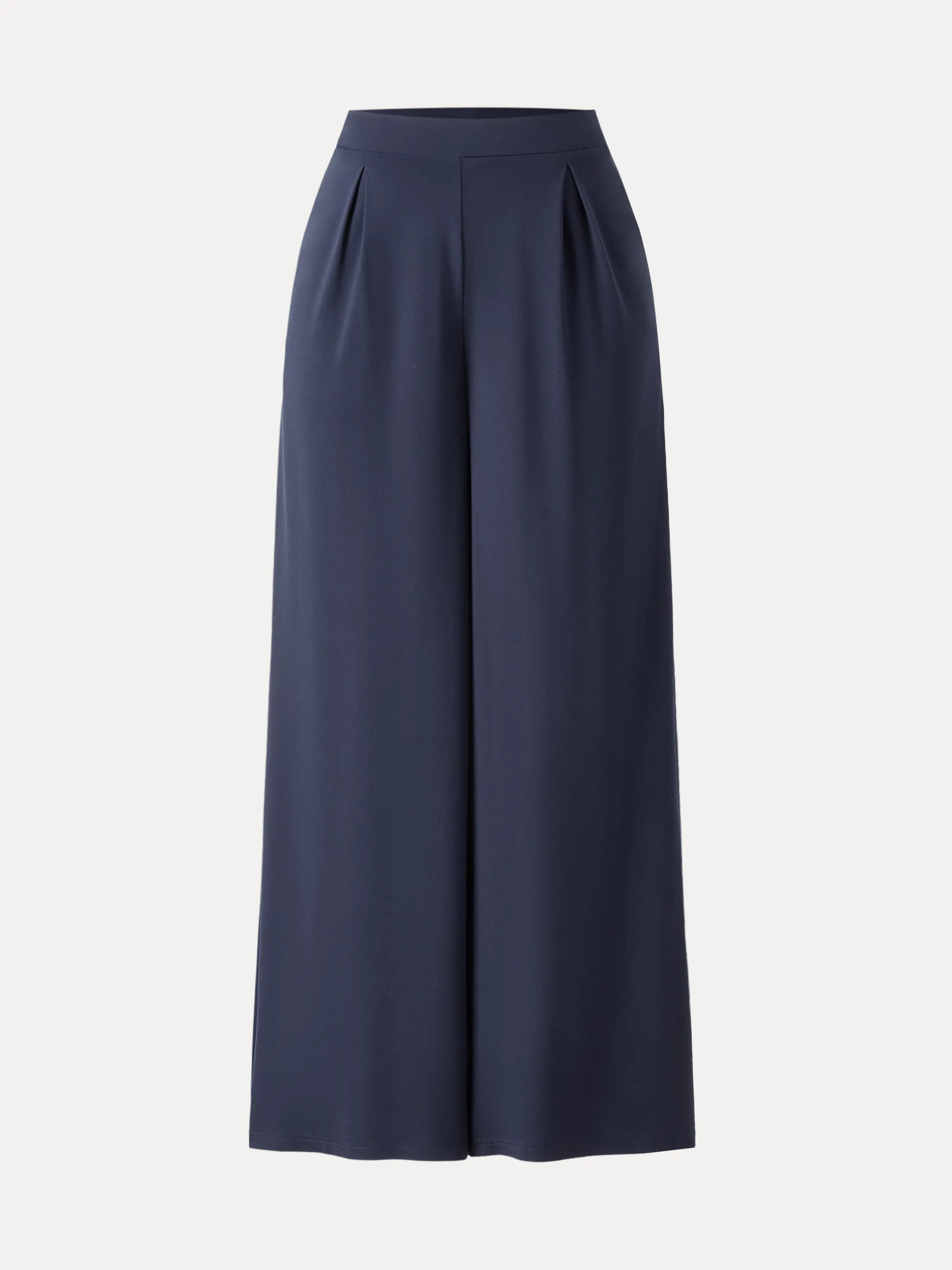 Mid Rise Pull-on Wide Leg Peated Pants with Pockets sold by ogl move product image thumbnail 2