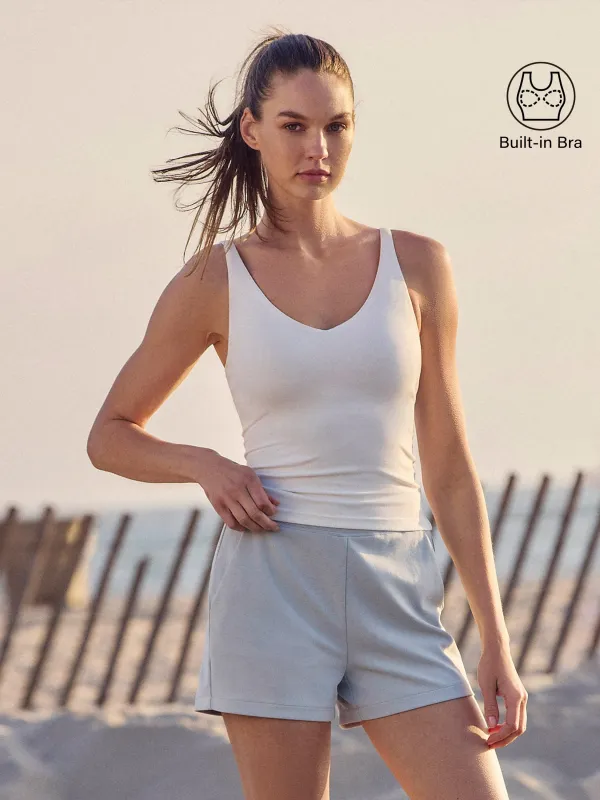 Essential V-neck Sleeveless New Airy Brami Tank sold by ogl move