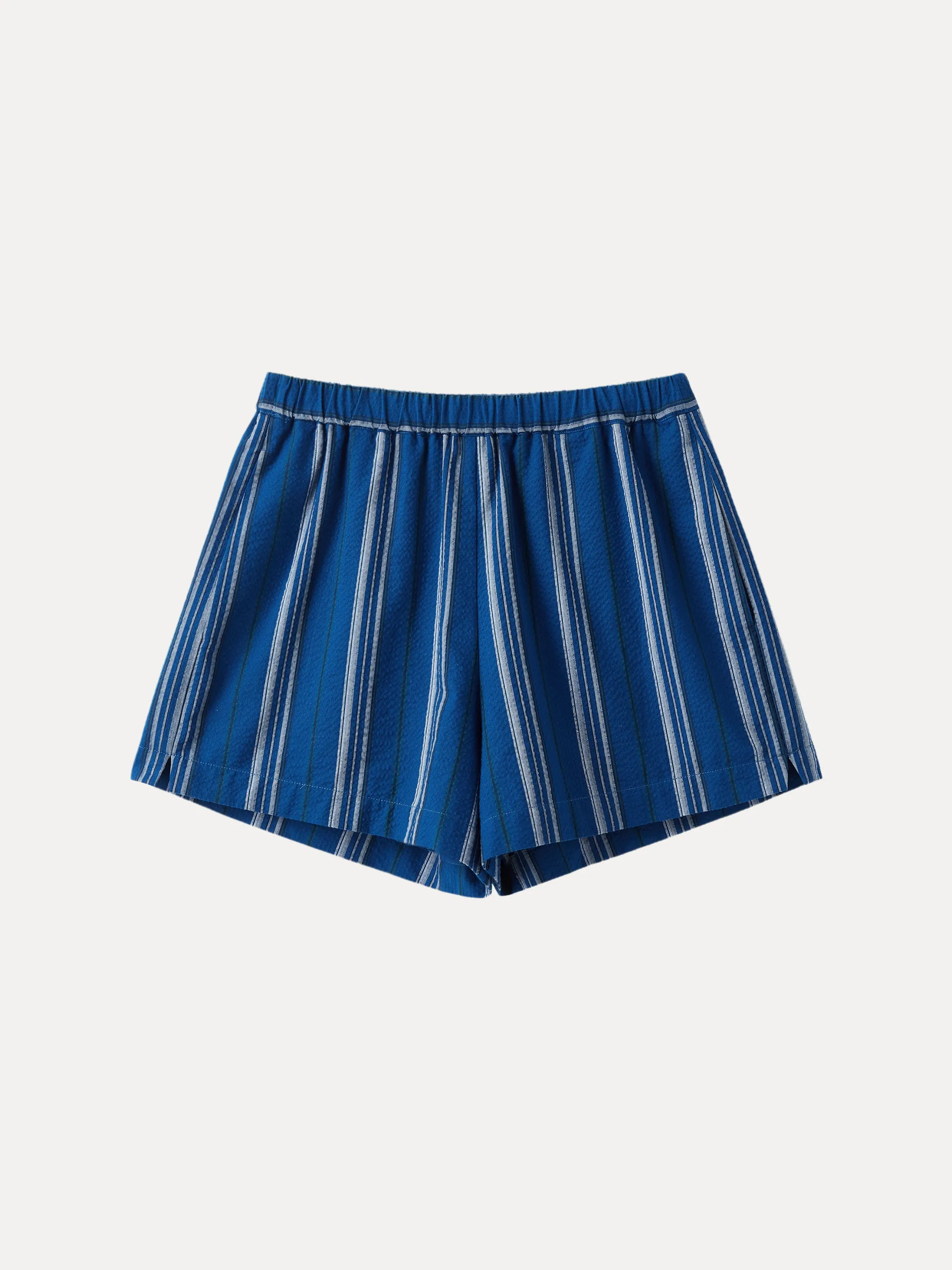 Summer Classic Striped Relaxed Shorts with Pockets sold by ogl move product image thumbnail 3