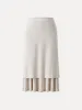 Flowy Side Ruched A-line Midi Skirt sold by ogl move