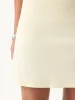 Stretch Cotton Pointelle A-line Mini Skirt with Built-in Shorts sold by ogl move
