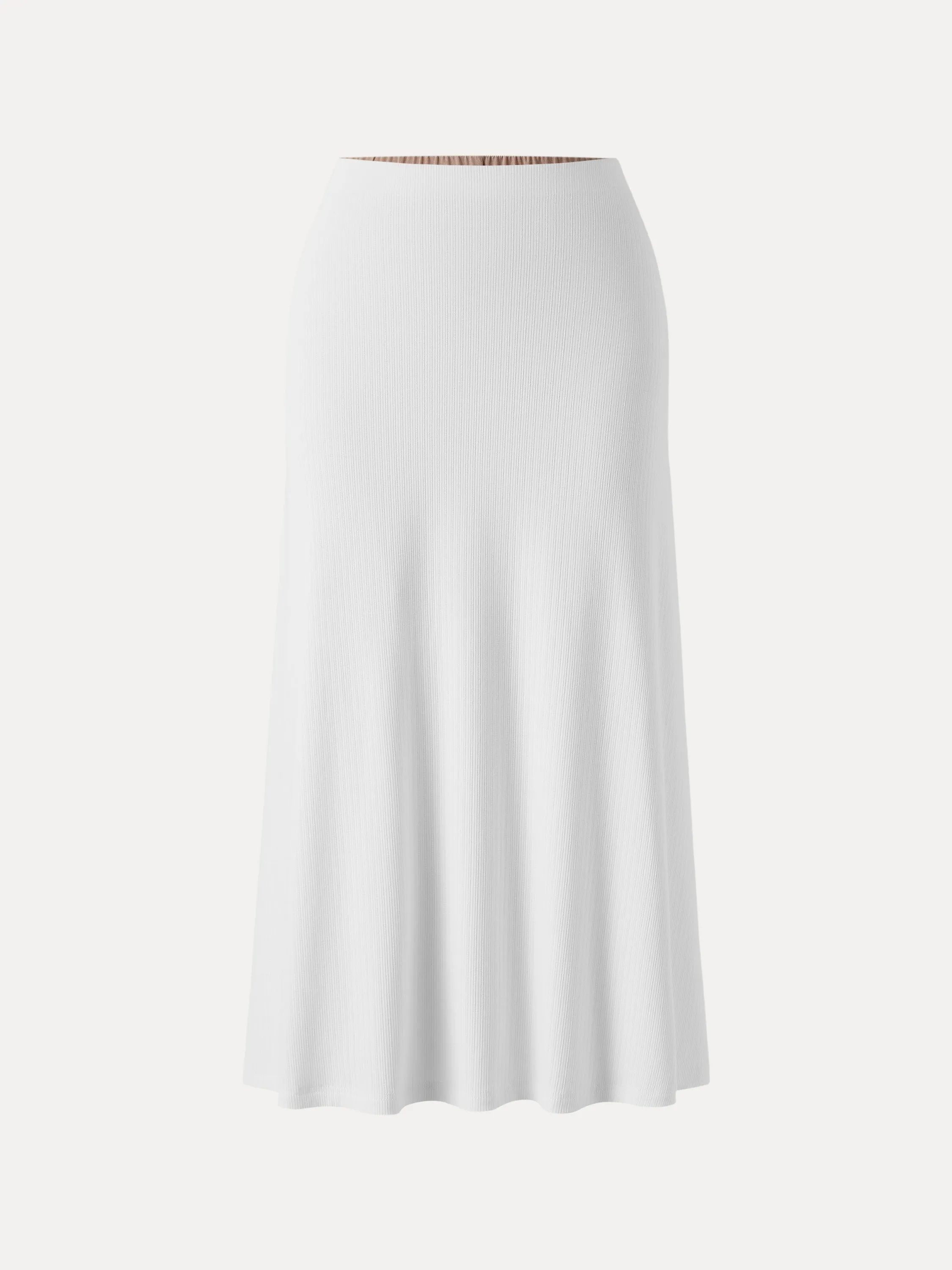 Stretch Cotton Pointelle A-line Midi Skirt sold by ogl move product image thumbnail 2