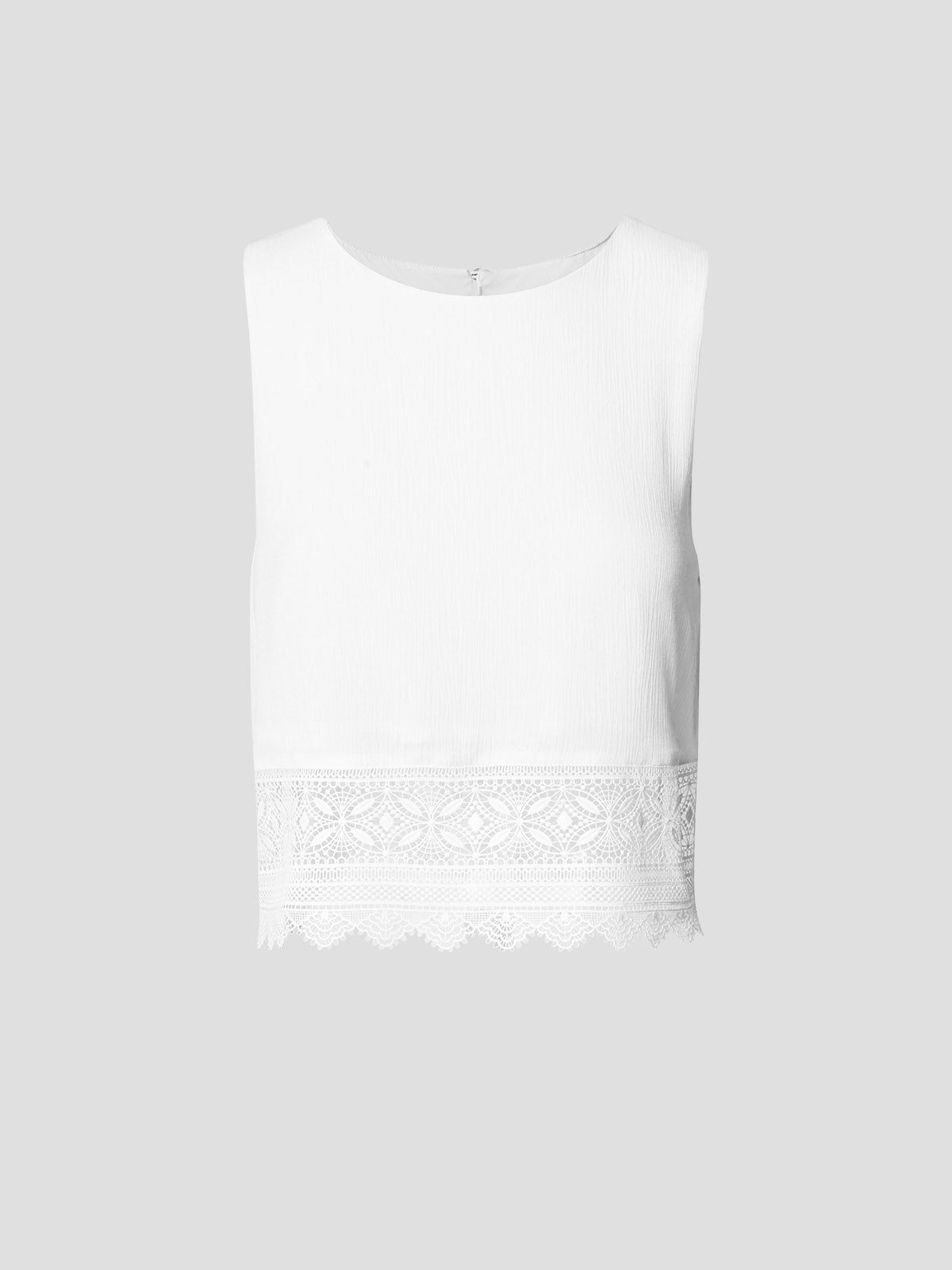 Lace Panel Crew Vacay Tank sold by ogl move product image thumbnail 2