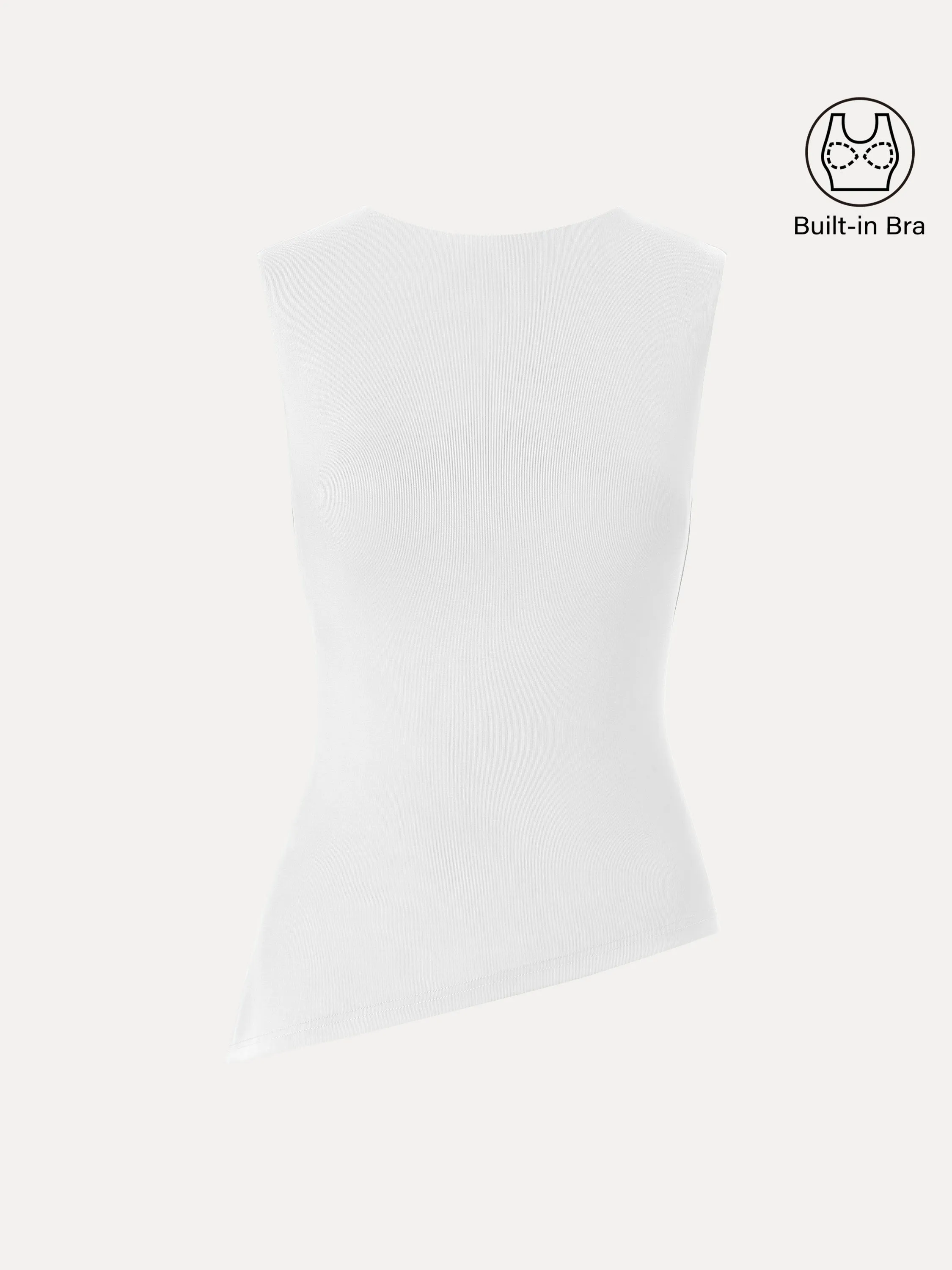 Asymmetrical Hem Brami Tank sold by ogl move product image thumbnail 2