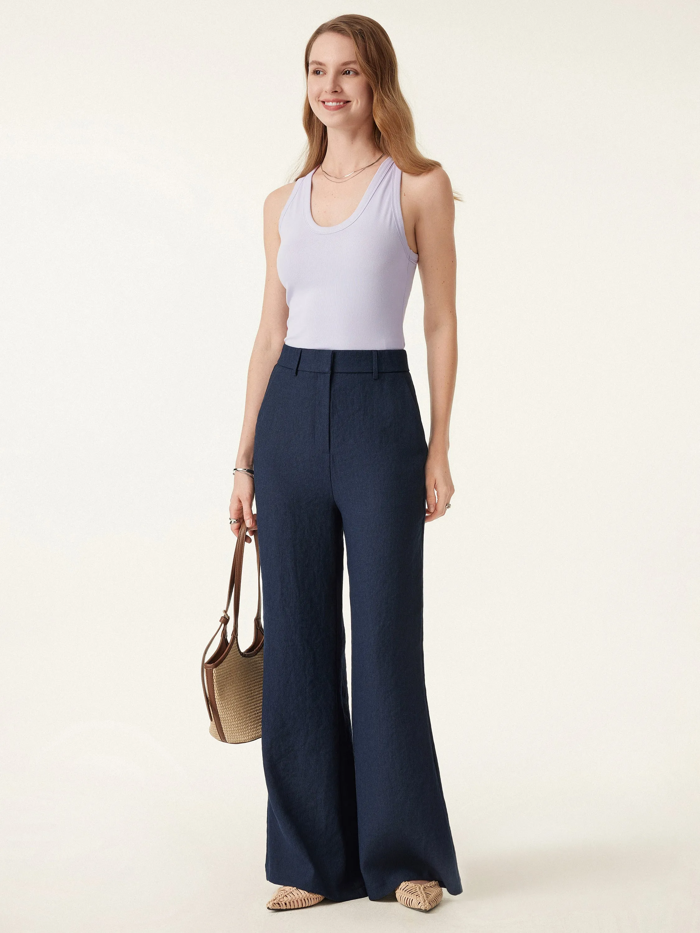 Mid Rise Flared Pant with Pockets sold by ogl move product image thumbnail 5