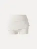 Bamboo Ponte A-line Pleated Mini Skirt with Shorts & Pockets sold by ogl move