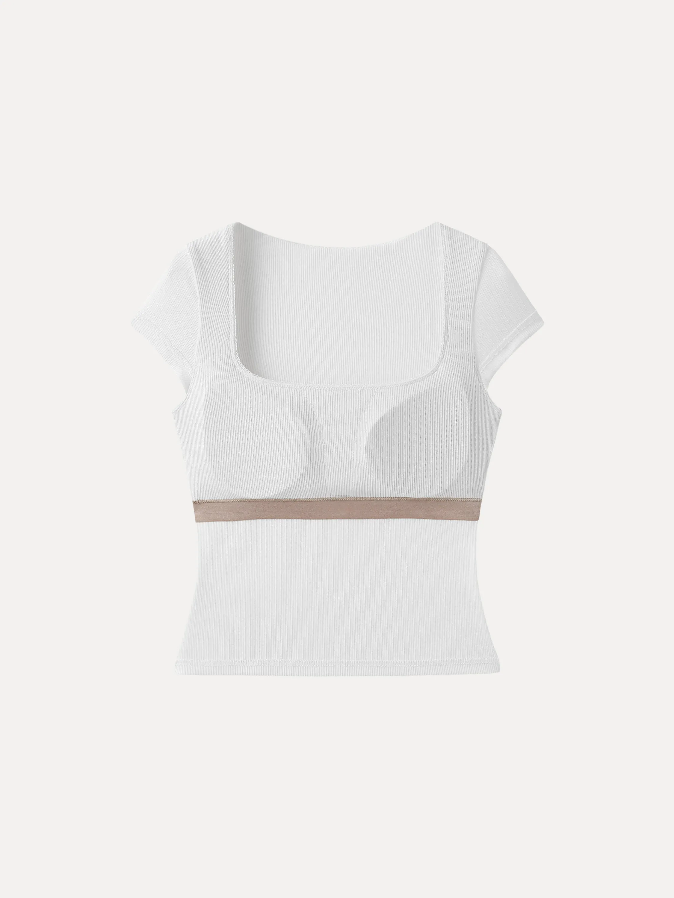 Square Neck Cap Sleeve Brami sold by ogl move product image thumbnail 4