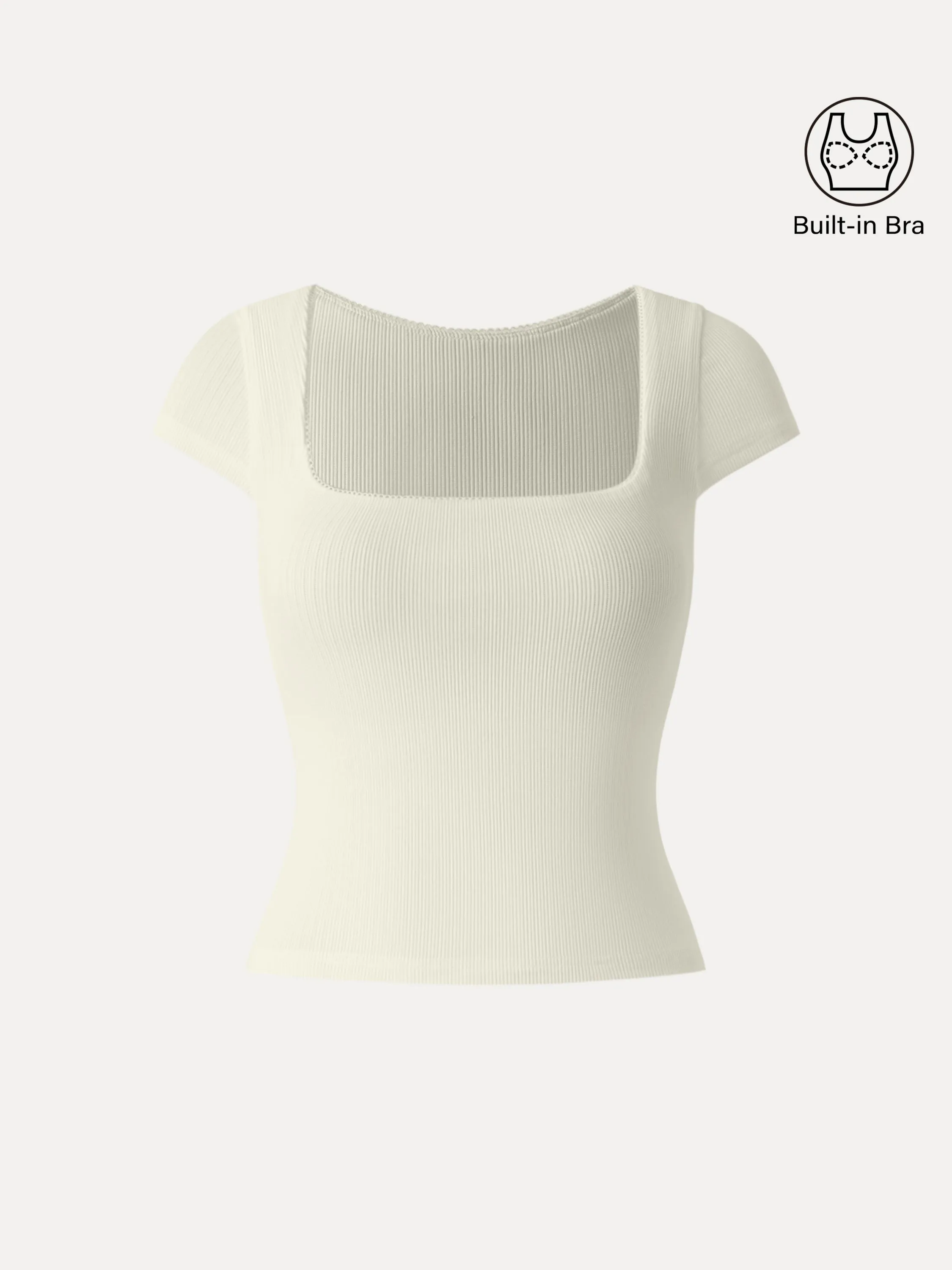 Square Neck Cap Sleeve Brami sold by ogl move product image thumbnail 2