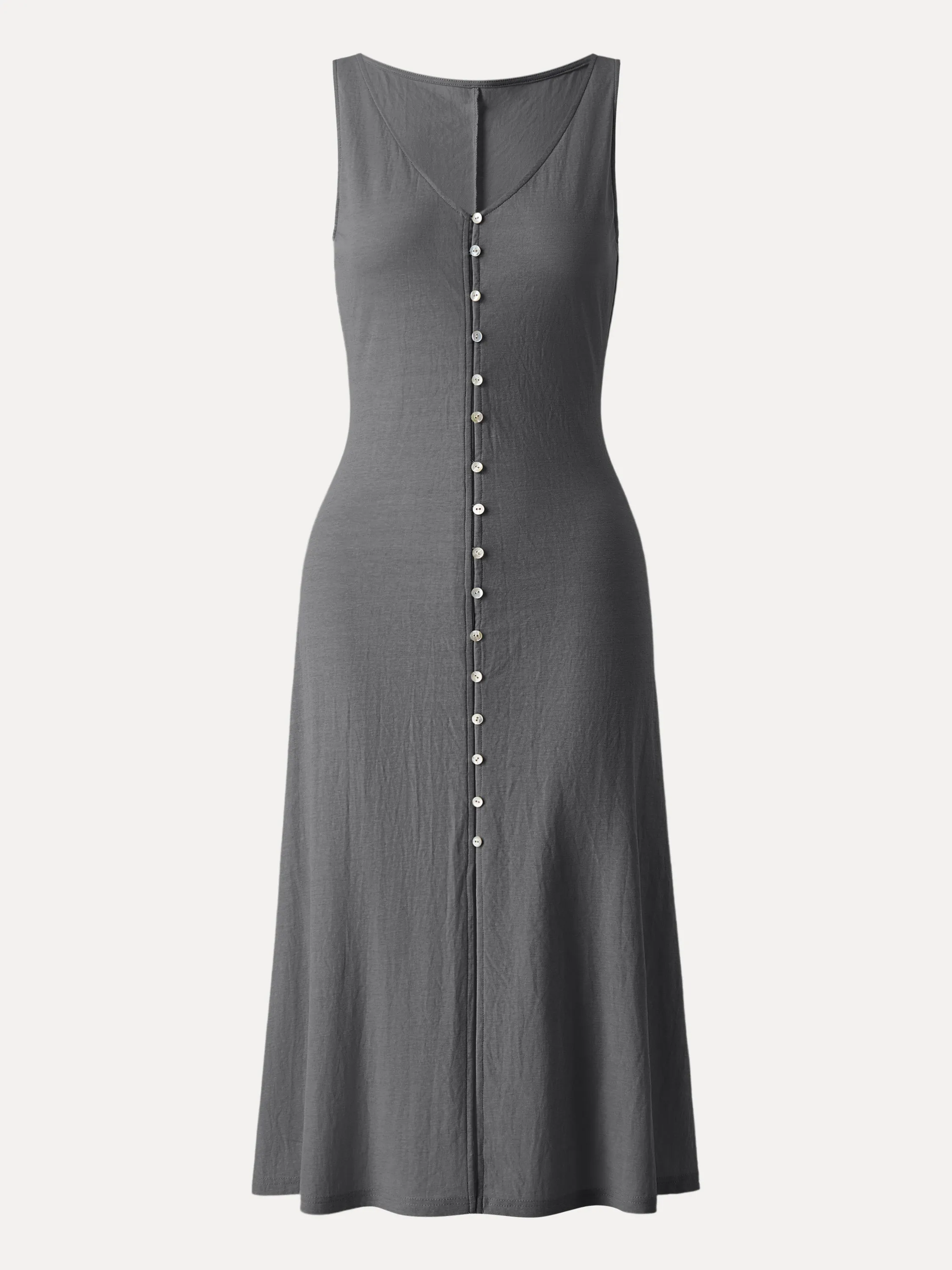 Multi-wear V-neck Midi Vest Dress sold by ogl move product image thumbnail 3