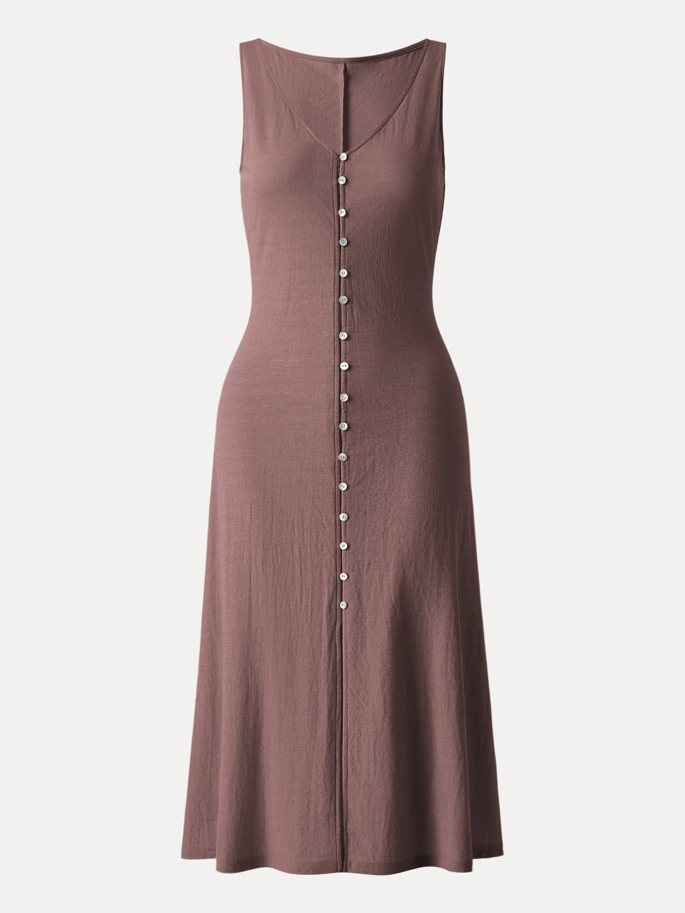 Multi-wear V-neck Midi Vest Dress sold by ogl move product image thumbnail 2