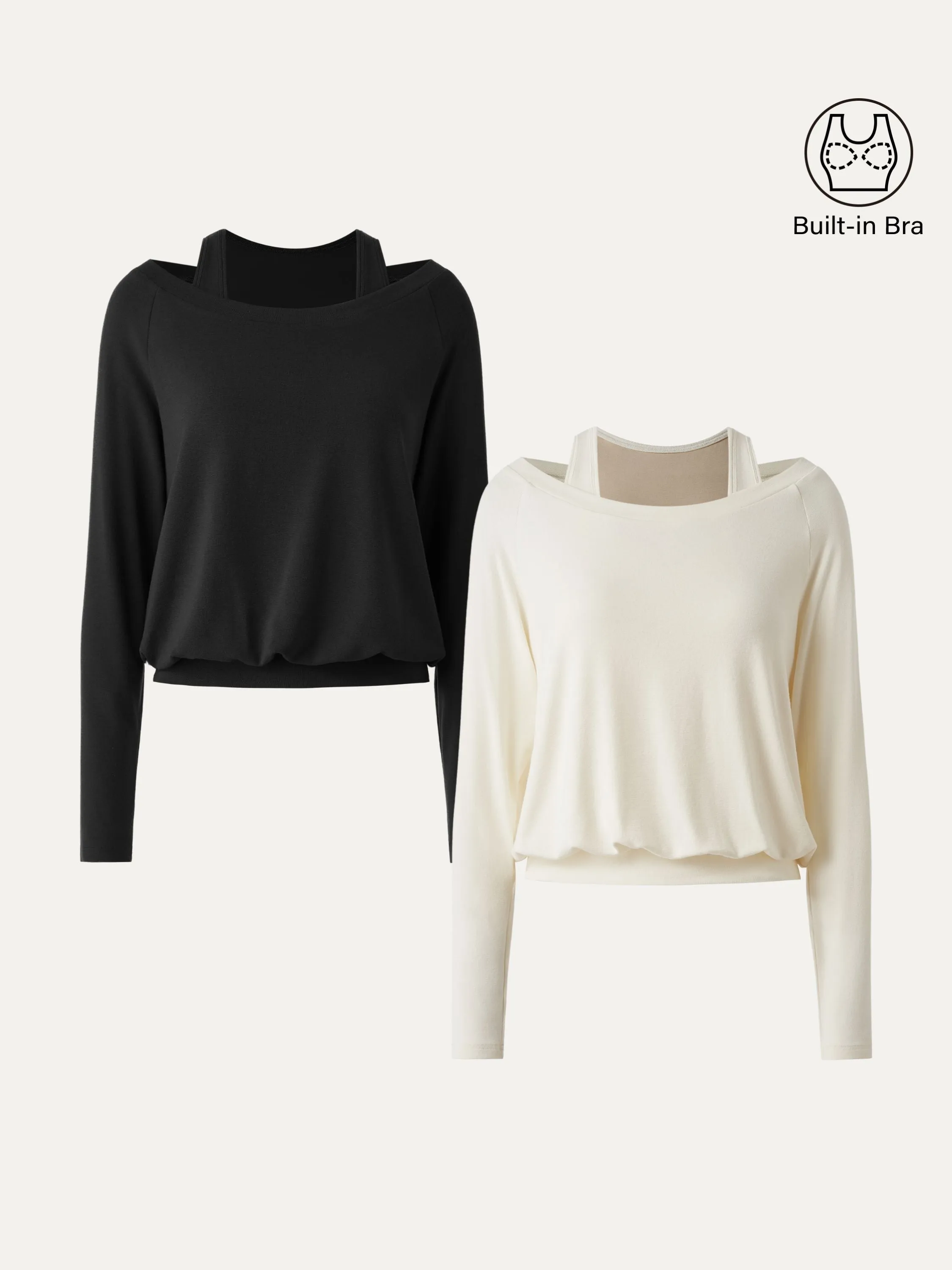 2Pcs Set LiteWarm Multi-Wear Layering Brami Top sold by OGLmove
