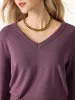 Essential V-neck Long Sleeve Top with Close-fit Hem sold by ogl move