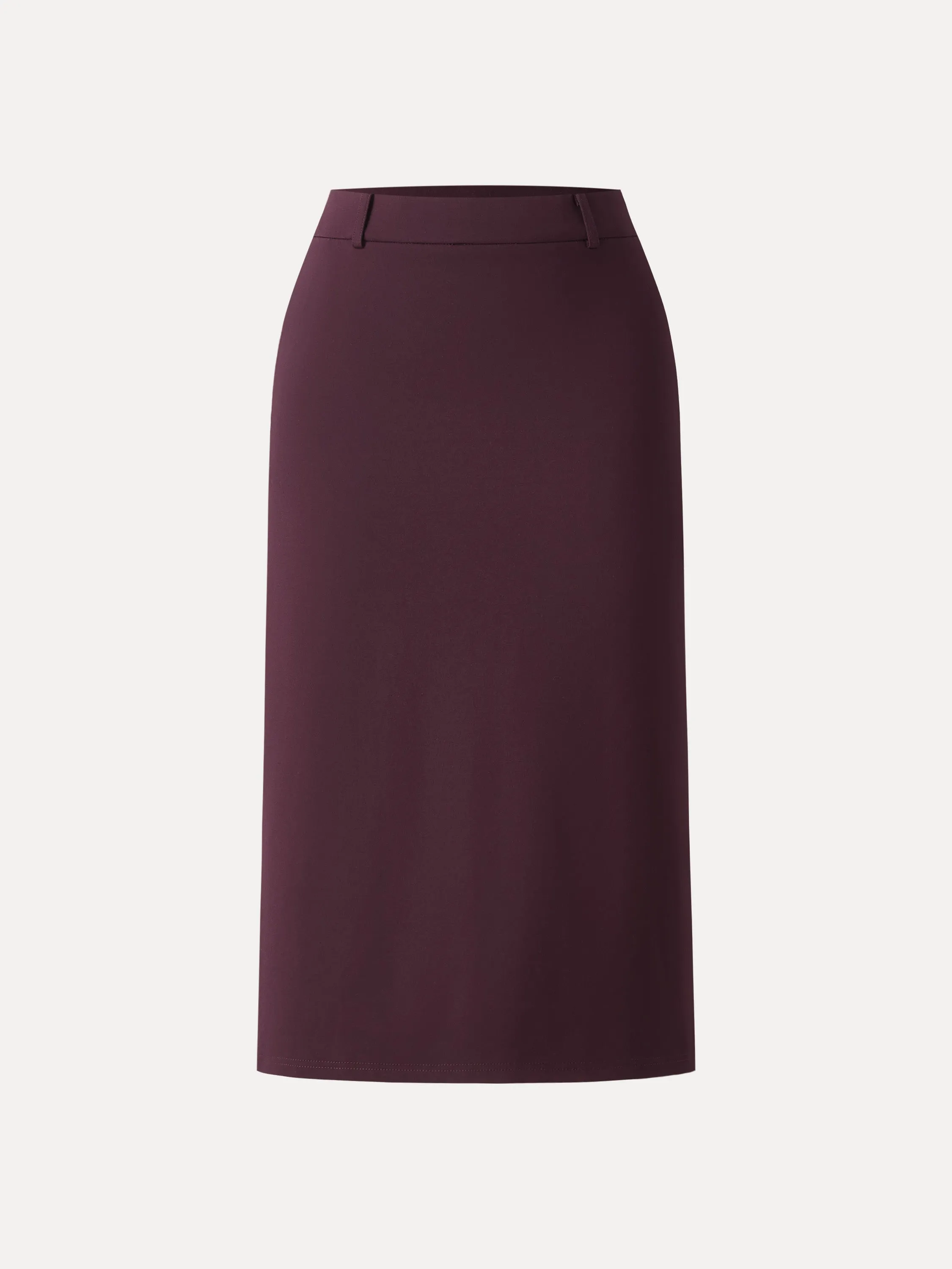 Essential A-line Midi Skirt with Zippered Pockets sold by OGLmove product image thumbnail 3