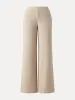 Lyocell Wool Mid Rise Wide Leg Pull-on Pants with Pockets sold by ogl move