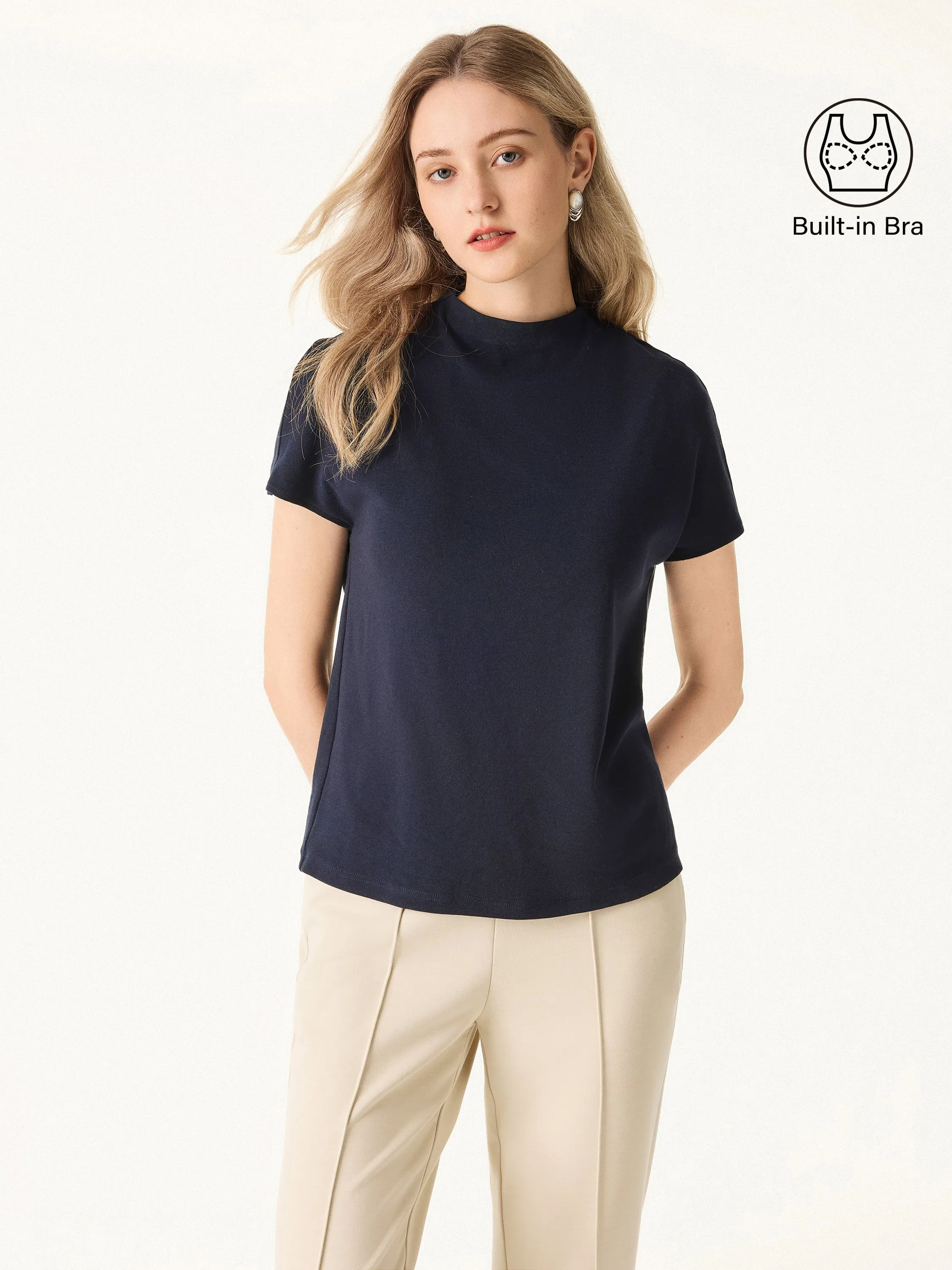 Essential Mockneck Short sleeves Brami sold by OGLmove product image thumbnail 4
