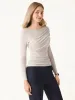 Tencel-Wool Gathered Long Sleeve Brami Top sold by ogl move