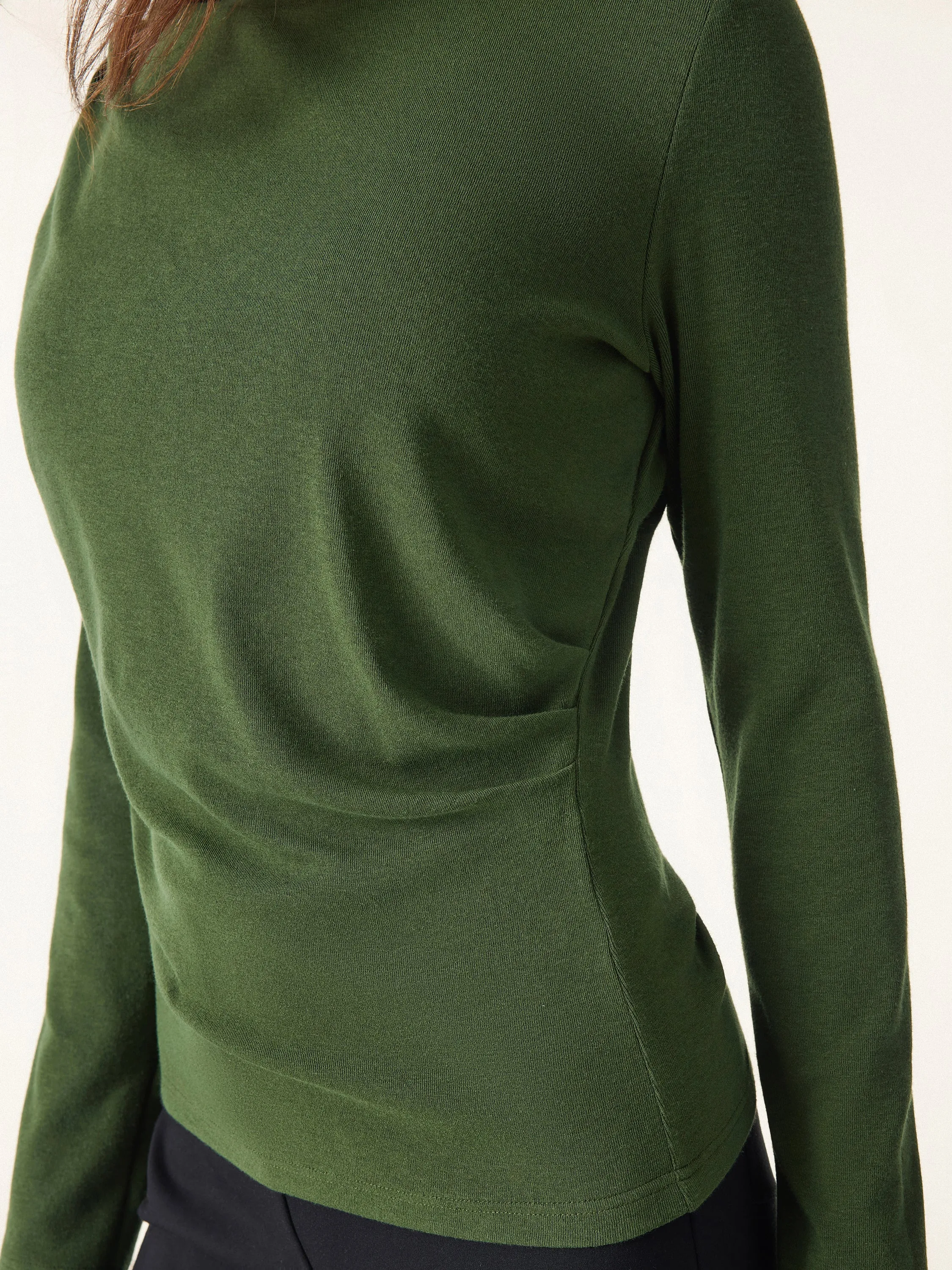 Light Warm Crewneck Tucked Top sold by OGLmove product image thumbnail 2