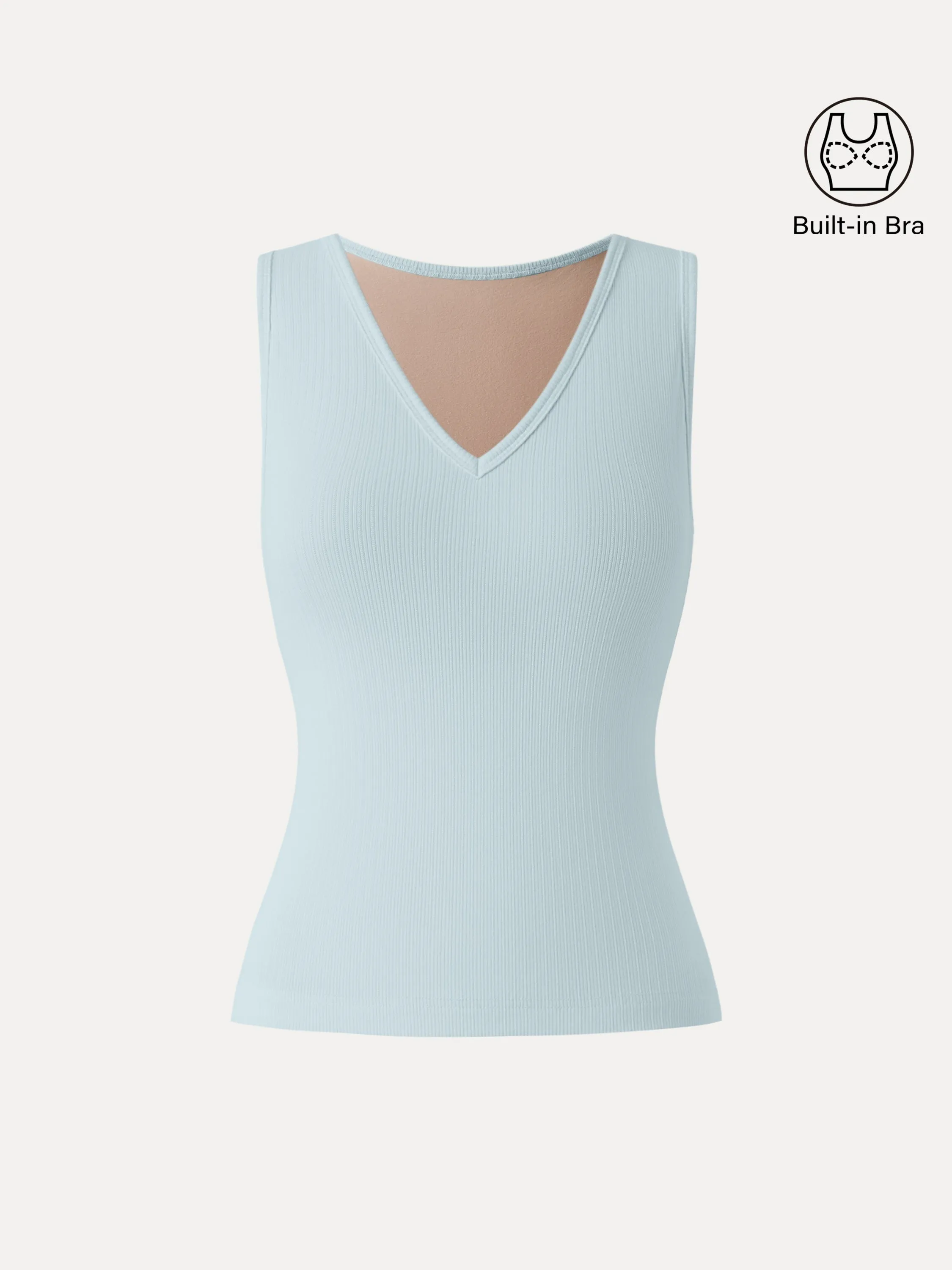 V-neck Sleeveless Brami Tank sold by OGLmove product image thumbnail 2