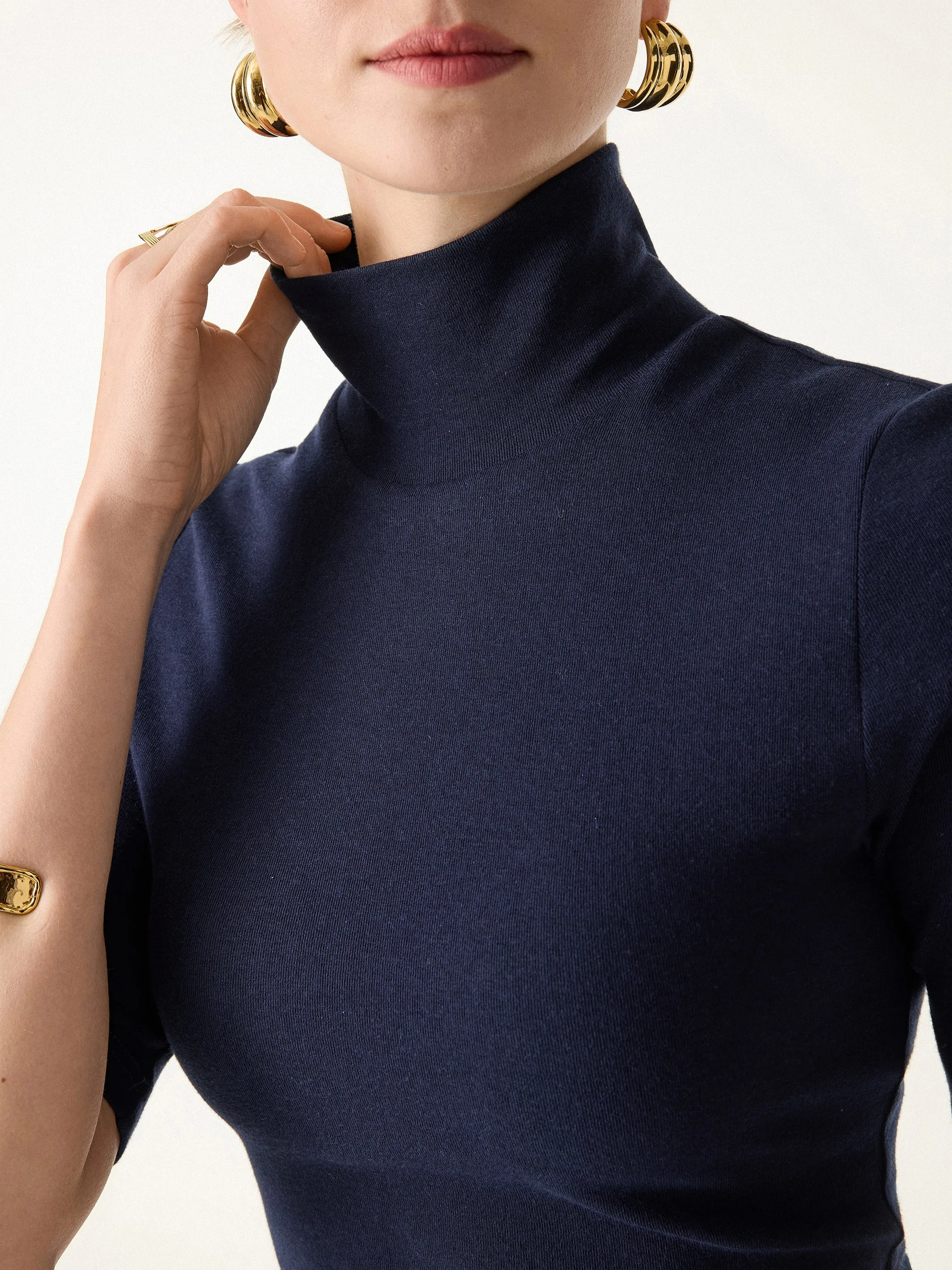 Essential Turtleneck Elbow Length Sleeve Brami sold by OGLmove product image thumbnail 4