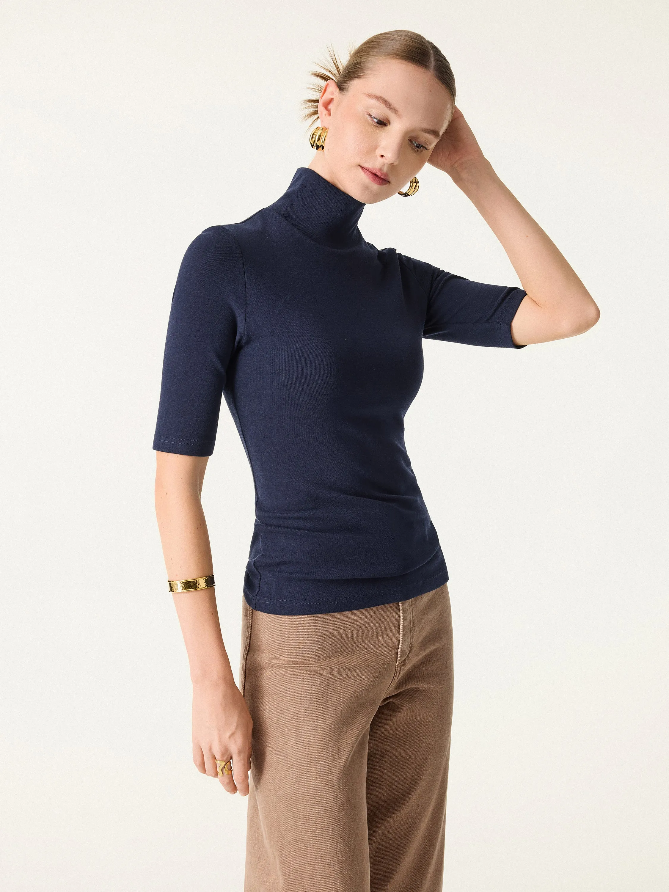 Essential Turtleneck Elbow Length Sleeve Brami sold by OGLmove product image thumbnail 3