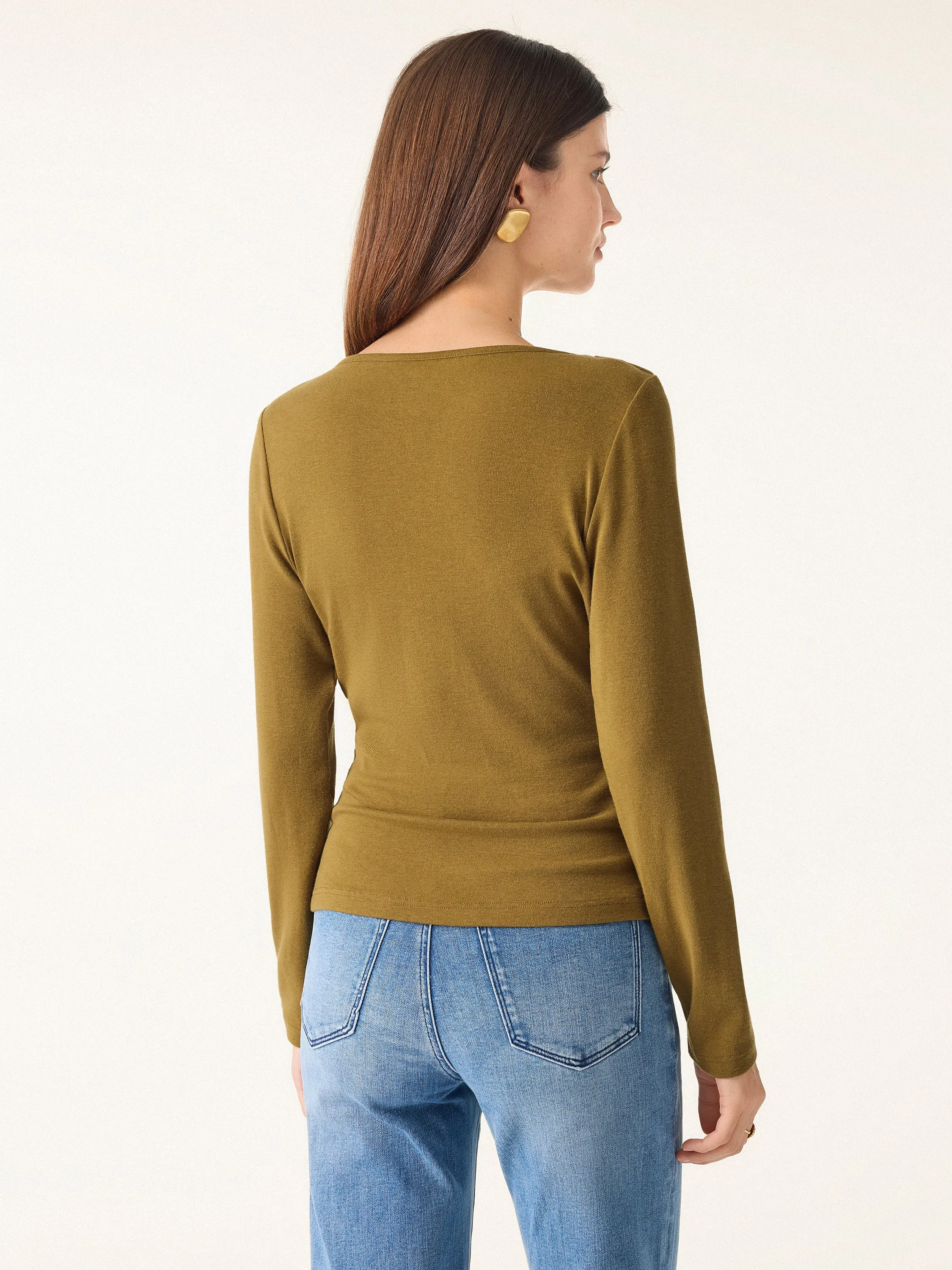 Effortless Cowl Neck Long Sleeve Top sold by OGLmove product image thumbnail 5