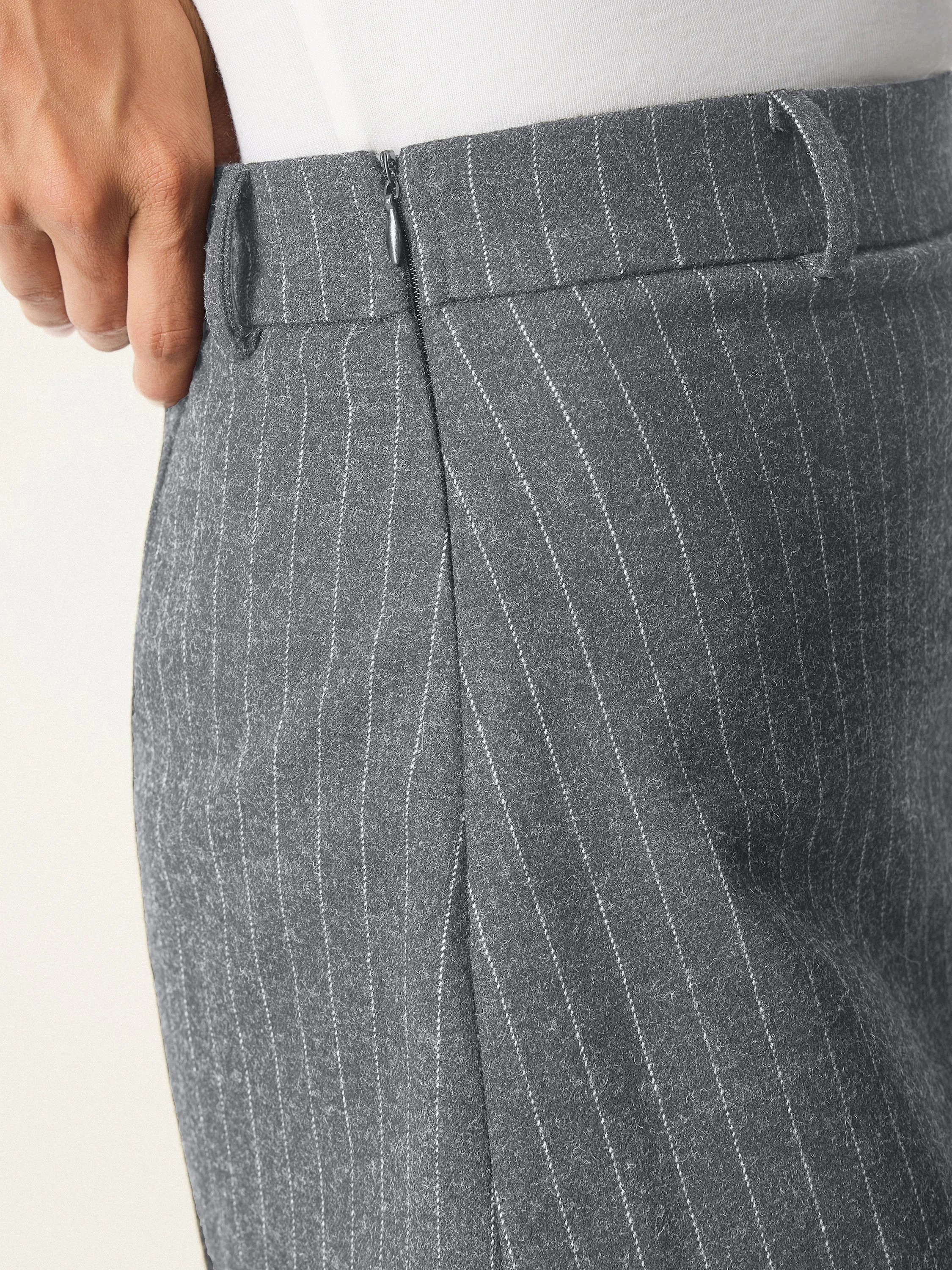 Classy Striped High Rise A-Line Skorts sold by ogl move product image thumbnail 5