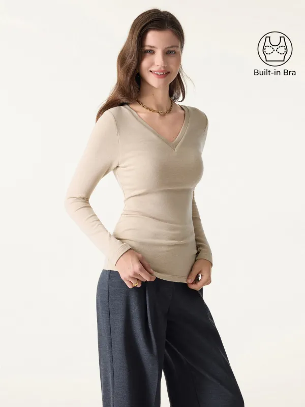 ProWarm V-Neck Long Sleeve Brami sold by ogl move