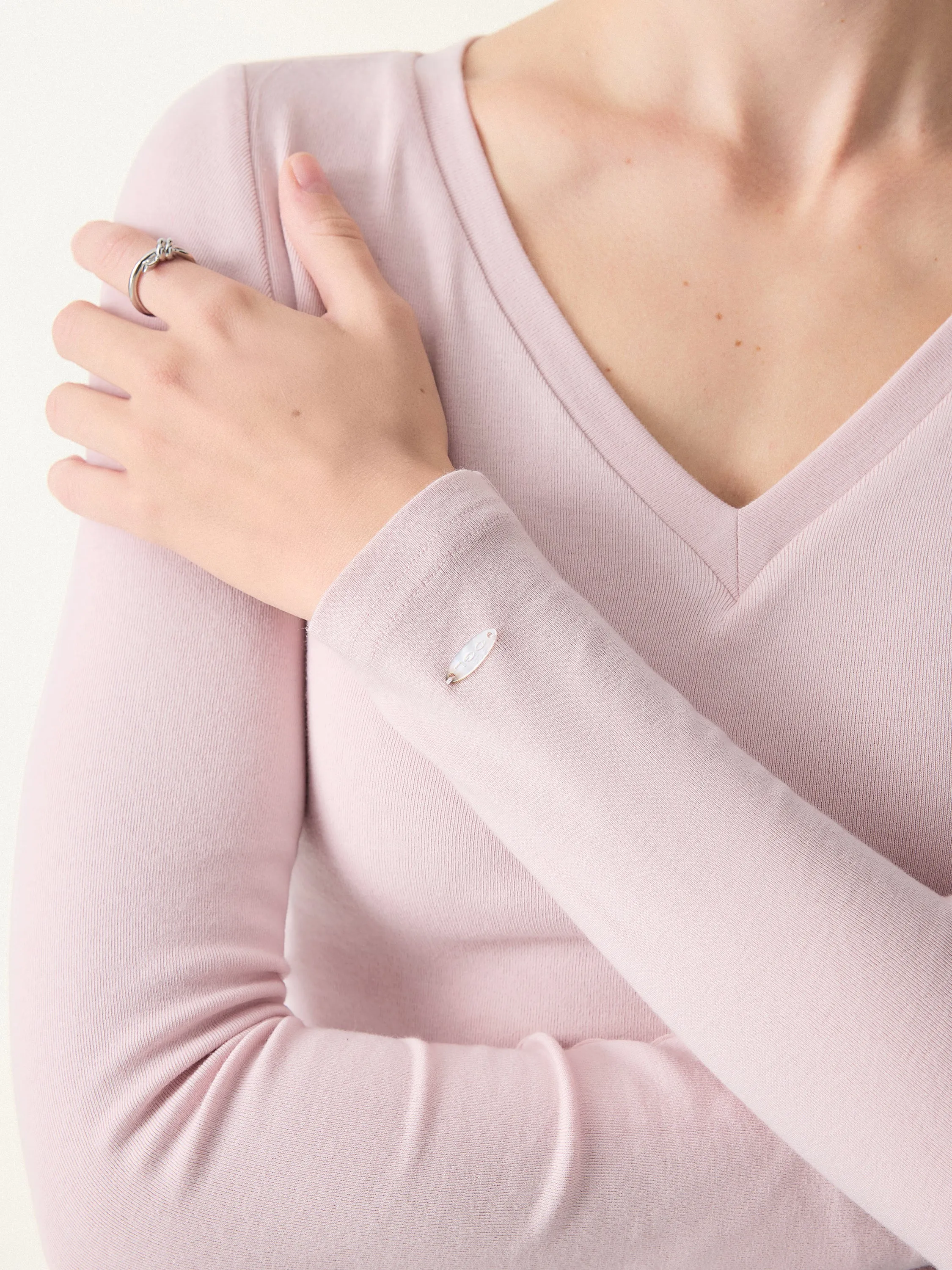 LiteWarm V-Neck Long Sleeve Brami sold by OGLmove product image thumbnail 2