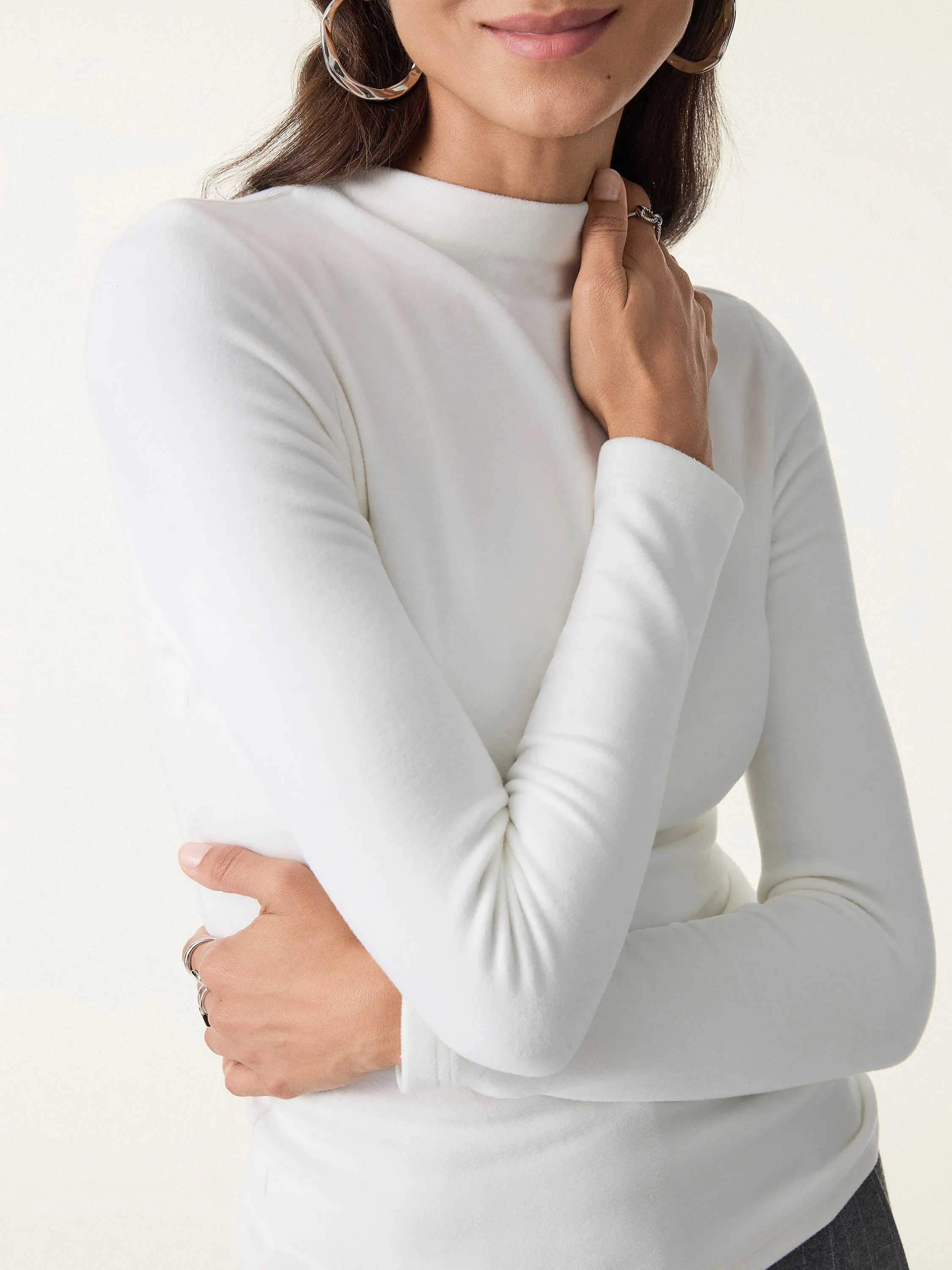 MaxWarm Brushed Mockneck Long Sleeve Brami sold by OGLmove product image thumbnail 3