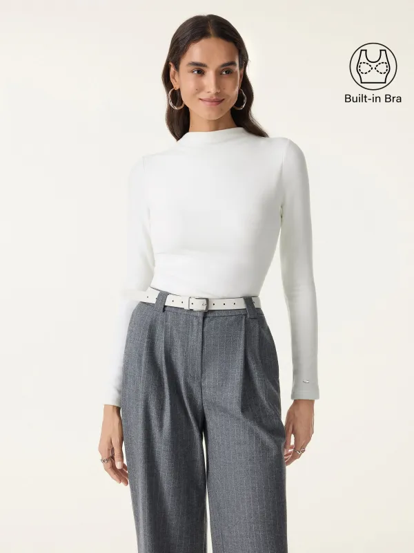 MaxWarm Brushed Mockneck Long Sleeve Brami sold by OGLmove