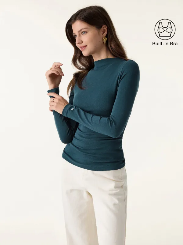 LiteWarm Mockneck Long Sleeve Brami sold by ogl move